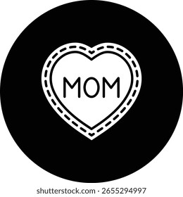 Heart vector icon. Can be used for printing, mobile and web applications.