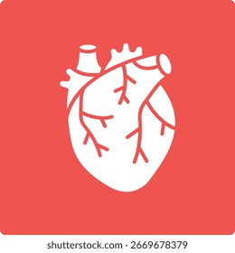 Icono de Vector de corazón. Se puede utilizar para aplicaciones de impresión, móviles y de Web.