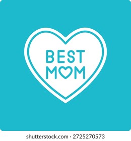 Icono de Vector de corazón. Se puede utilizar para aplicaciones de impresión, móviles y de Web.