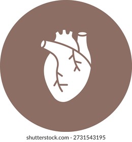 Icono de Vector de corazón. Se puede utilizar para aplicaciones de impresión, móviles y de Web.