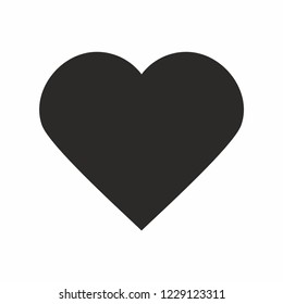 Heart vector icon. Care,love, health  logo