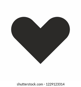 Heart vector icon. Care,love, health  logo