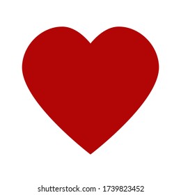 Heart vector icon. Concept of love. Vector design abstract illustration