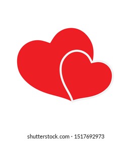 heart vector icon. heart design. colored collection. heart concept. Logo element illustration.