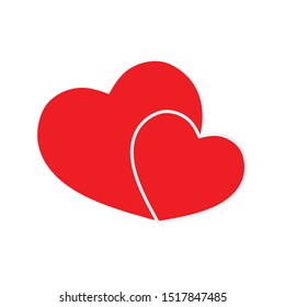 heart vector icon. heart design. colored collection. heart concept. Logo element illustration.