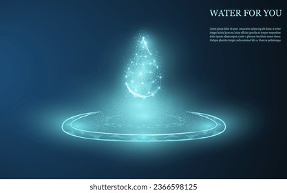 Heart, vector icon. eart and line pulse digital technology. ealthcare and medical hologram low poly wireframe. Hospital and treatment blue dark background.