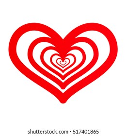heart, vector icon, eps10