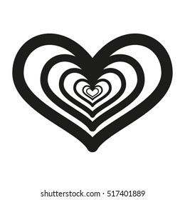 heart, vector icon, eps10