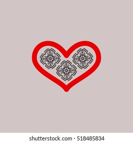 heart, vector icon, eps10