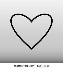 Heart Vector Icon Illustration