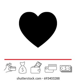 heart - Vector icon illustration