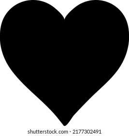 ilustración de icono del vector del corazón en fondo blanco..eps
