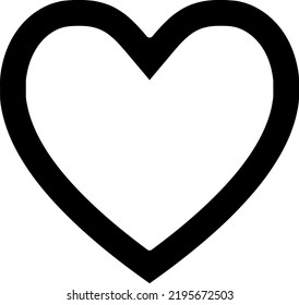 ilustración de icono del vector del corazón en fondo blanco..eps
