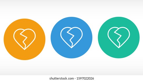 Heart vector icon Line  , Symbol of Love and Valentine's Day Heart vector icon. Social love  icon. Heart vector icon  