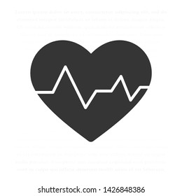 heart Vector icon . Lorem Ipsum Illustration design