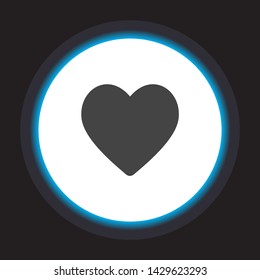 heart Vector icon . Lorem Ipsum Illustration design