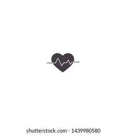 heart Vector icon . Lorem Ipsum Illustration design
