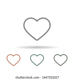 heart Vector icon . Lorem Ipsum Illustration design