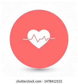 heart Vector icon . Lorem Ipsum Illustration design