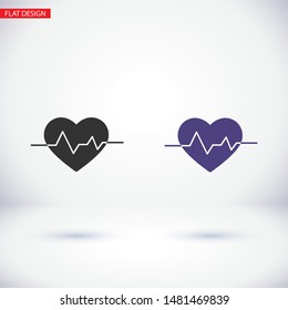 heart Vector icon . Lorem Ipsum Illustration design