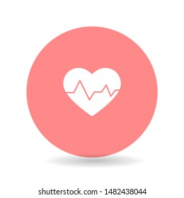 heart Vector icon . Lorem Ipsum Illustration design