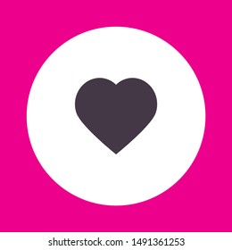 Heart Vector icon . Lorem Ipsum Illustration design