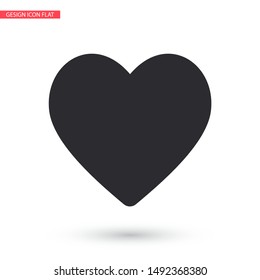 heart Vector icon . Lorem Ipsum Illustration design