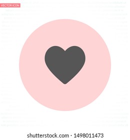 heart Vector icon . Lorem Ipsum Illustration design