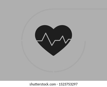 heart Vector icon . Lorem Ipsum Illustration design