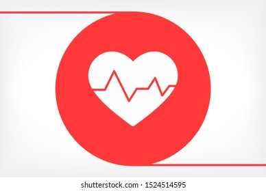 heart Vector icon . Lorem Ipsum Illustration design