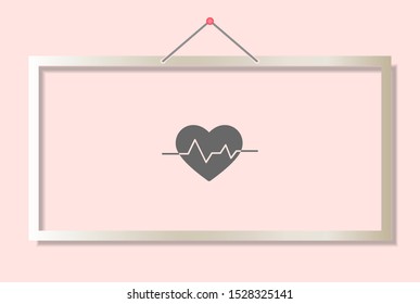 heart Vector icon . Lorem Ipsum Illustration design