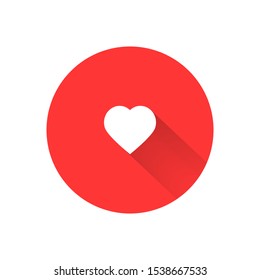 Heart Vector icon . Lorem Ipsum Illustration design