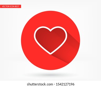 heart Vector icon . Lorem Ipsum Illustration design