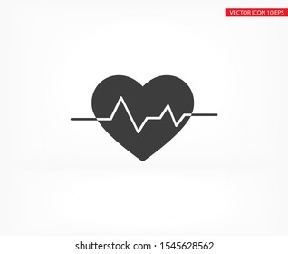 heart Vector icon . Lorem Ipsum Illustration design