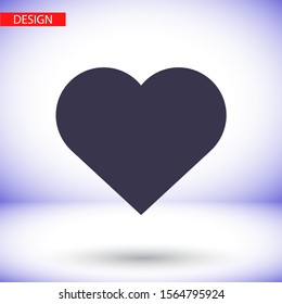 Heart Vector icon . Lorem Ipsum Illustration design