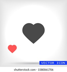 Heart Vector icon . Lorem Ipsum Illustration design