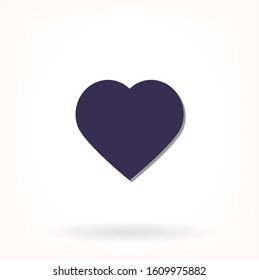 Heart Vector icon . Lorem Ipsum Illustration design