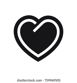 heart vector icon, love icon 