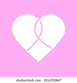 Heart Vector Icon. Love Flat Symbol. Valentine's Day Sign for Graphic