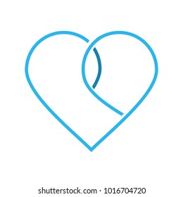 Heart Vector Icon. Love Flat Symbol. Valentine's Day Sign for Graphic