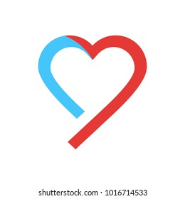 Heart Vector Icon. Love Flat Symbol