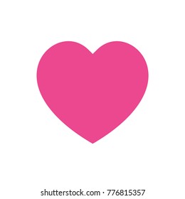 heart vector icon, vector love icon, flat design best vector love symbol illustration 