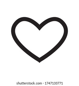 Heart Vector Icon, Love Vector icon Illustration