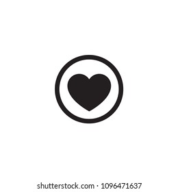 Heart vector icon. Love symbol. Valentine's Day sign. 