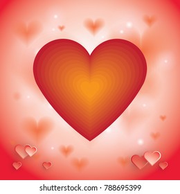 Heart Vector Icon. Love Symbol. Valentine's Day Sign for Graphic and Web Design. Care and Passion Illustration