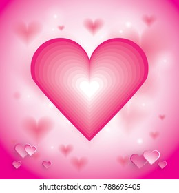 Heart Vector Icon. Love Symbol. Valentine's Day Sign for Graphic and Web Design. Care and Passion Illustration