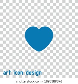 heart vector icon on an abstract background