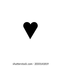 heart vector icon on white background