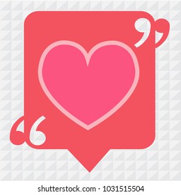 Heart vector icon sign