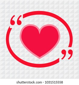 Heart vector icon sign